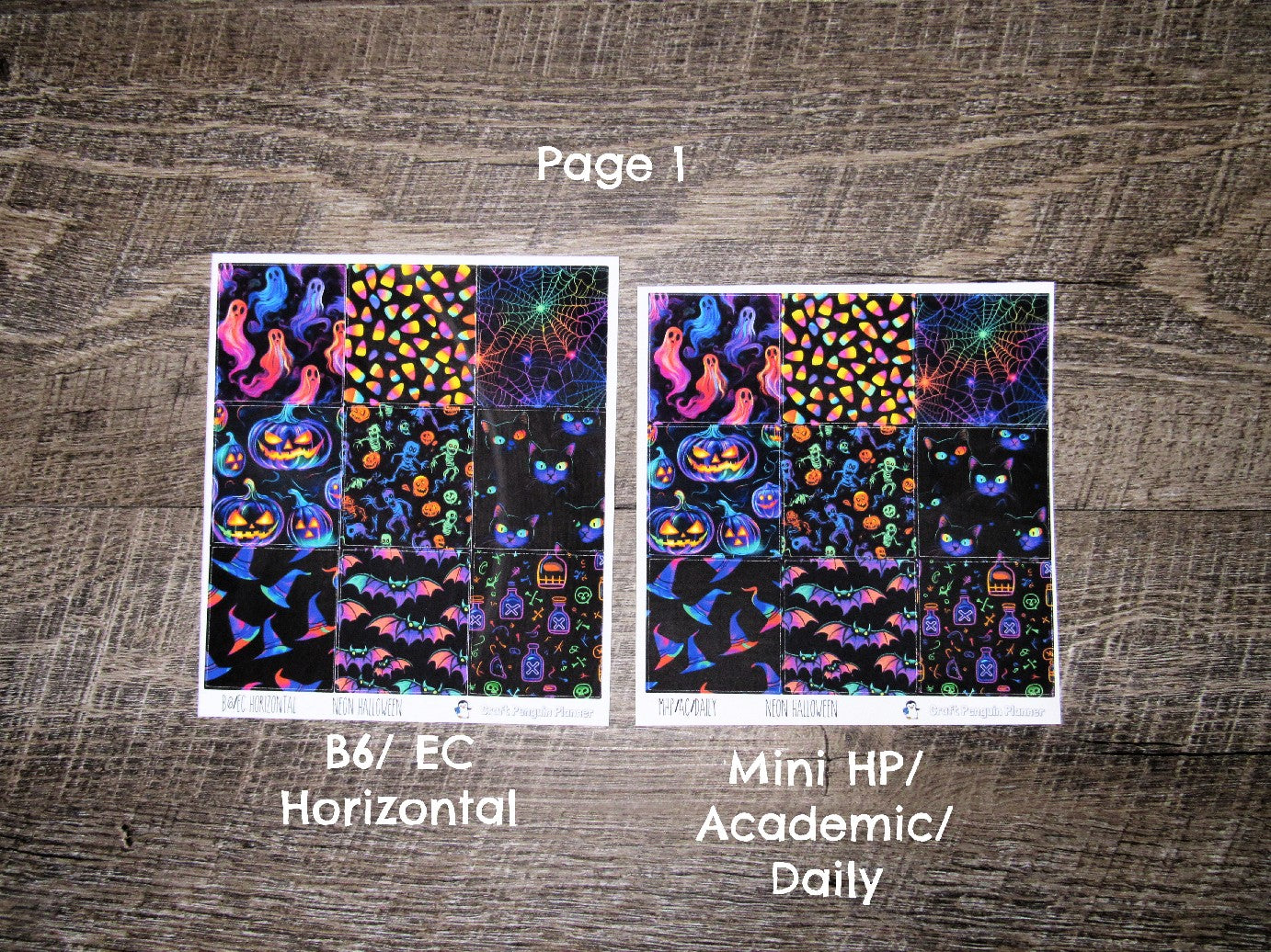 Neon Halloween Weekly, CHOOSE YOUR KIT