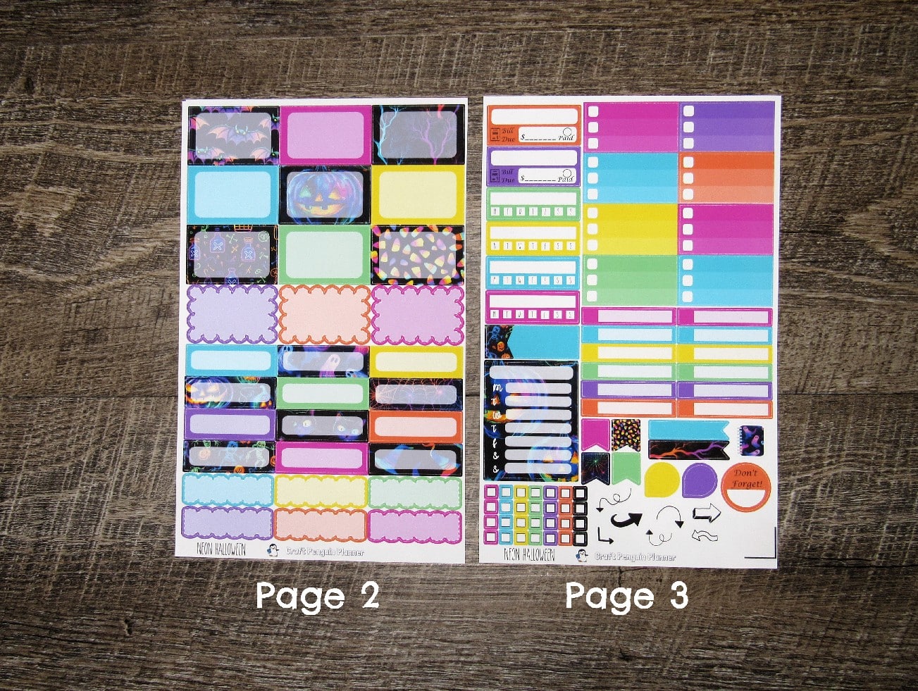 Neon Halloween Weekly, CHOOSE YOUR KIT