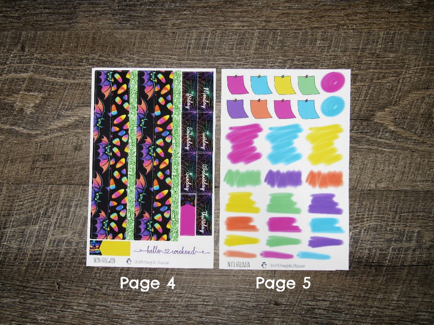 Neon Halloween Weekly, CHOOSE YOUR KIT