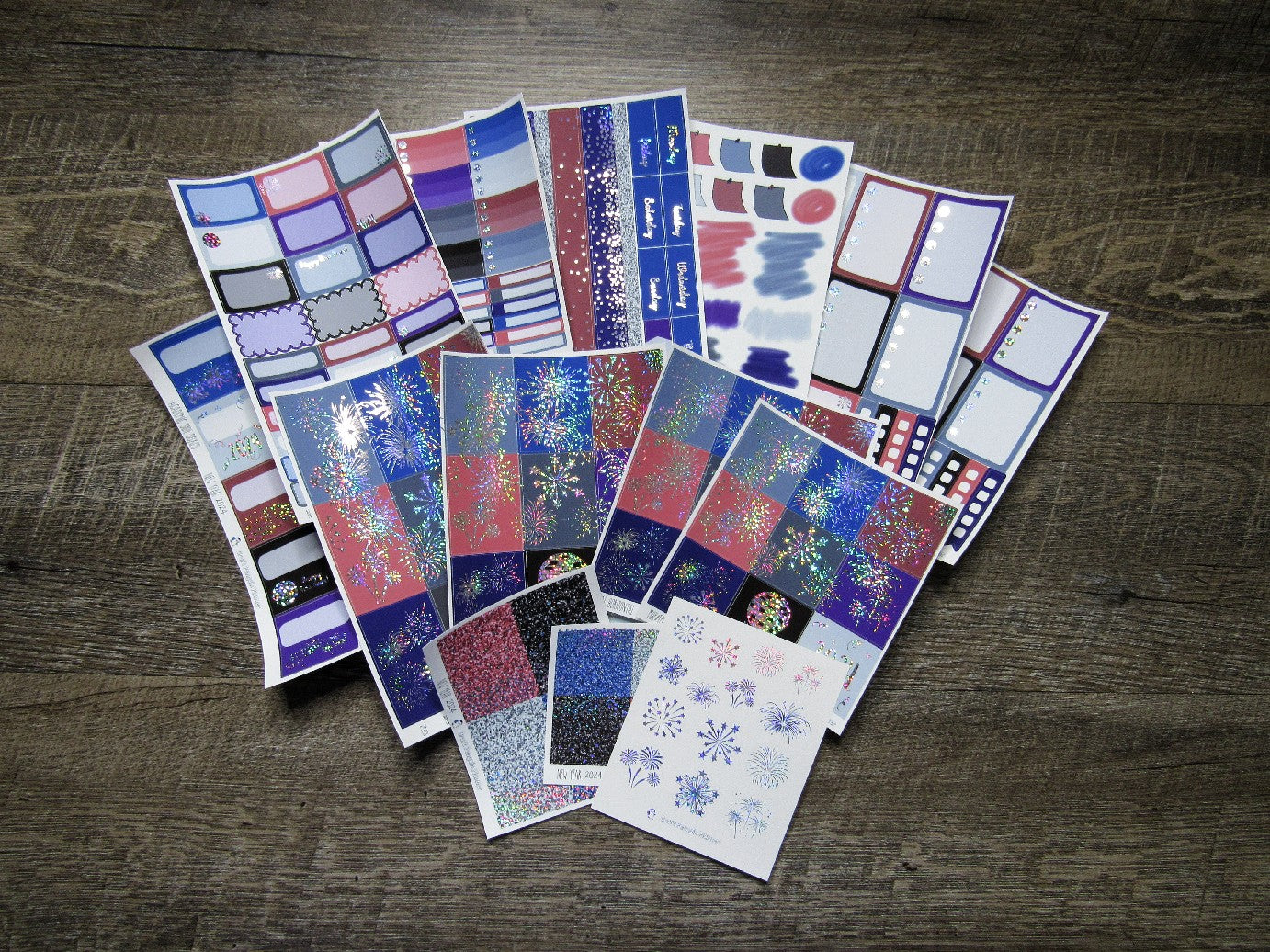 New Year 2026 FOILED Weekly, CHOOSE YOUR KIT