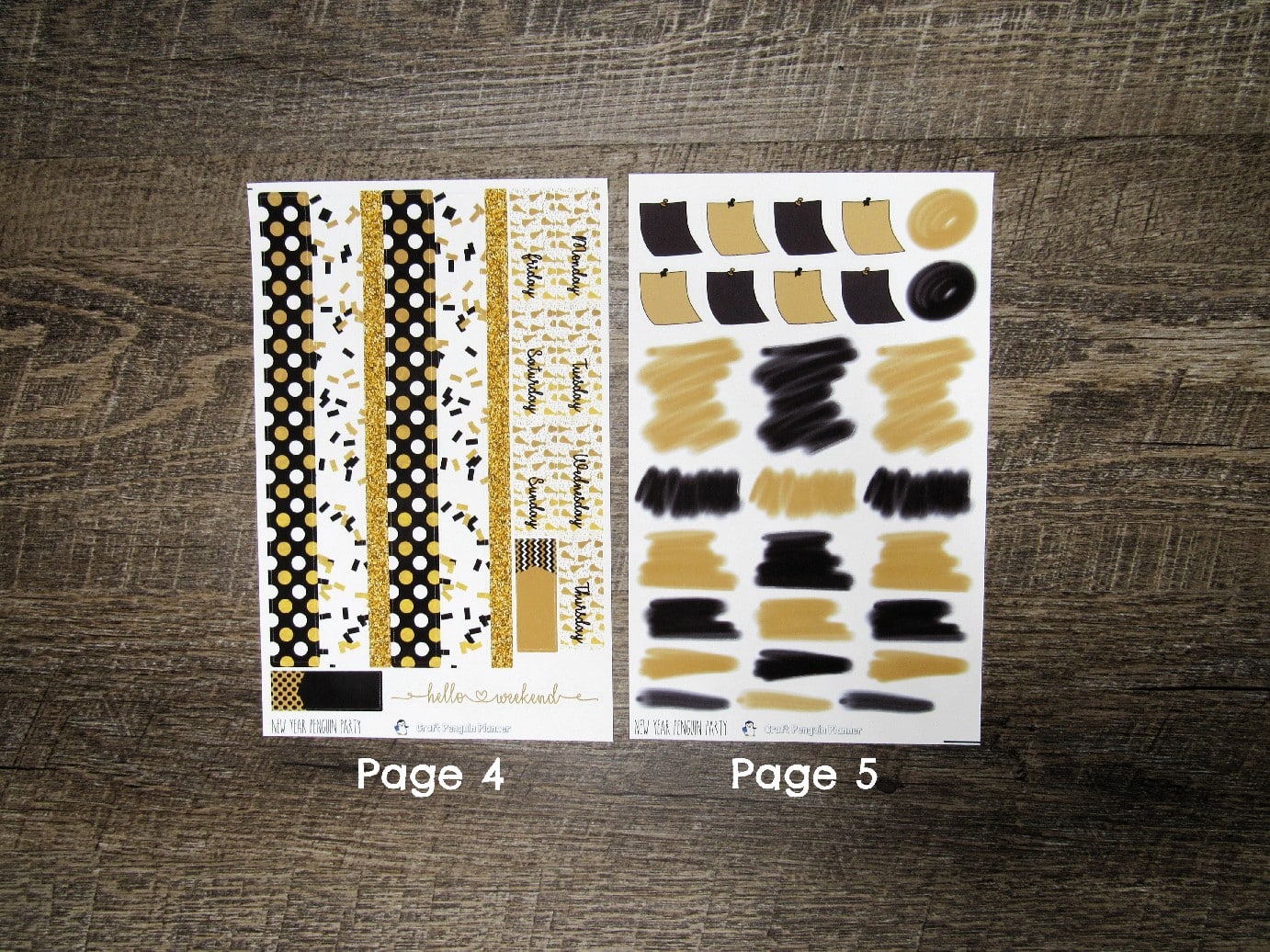 New Year Penguin Party Weekly, CHOOSE YOUR KIT- UPDATED for 2026