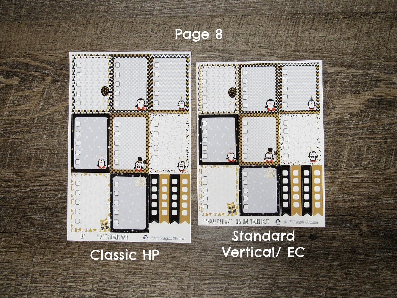 New Year Penguin Party Weekly, CHOOSE YOUR KIT- UPDATED for 2026