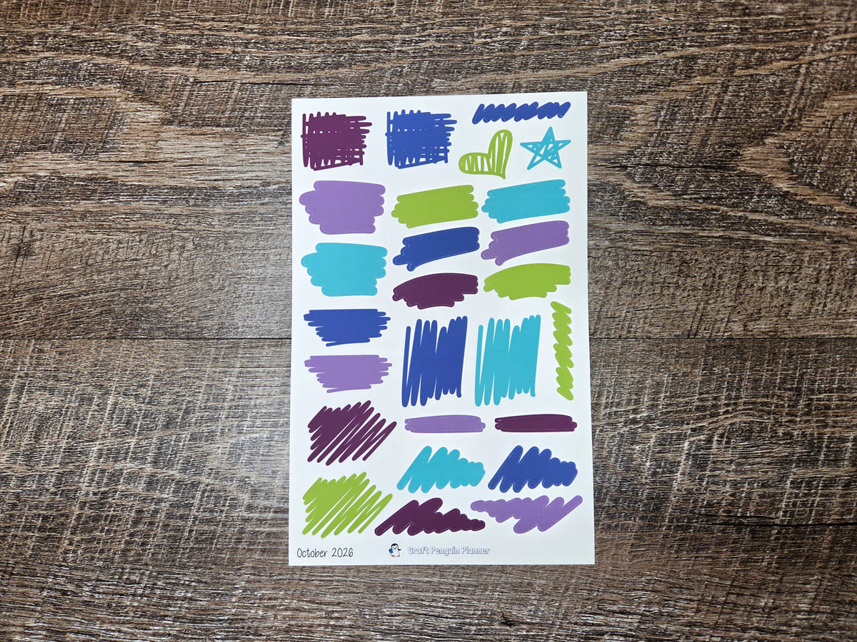 October 2026 Doodle Bundle- NO COUPONS