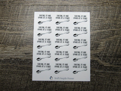 One Spoon At A Time Quote