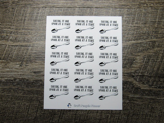 One Spoon At A Time Quote