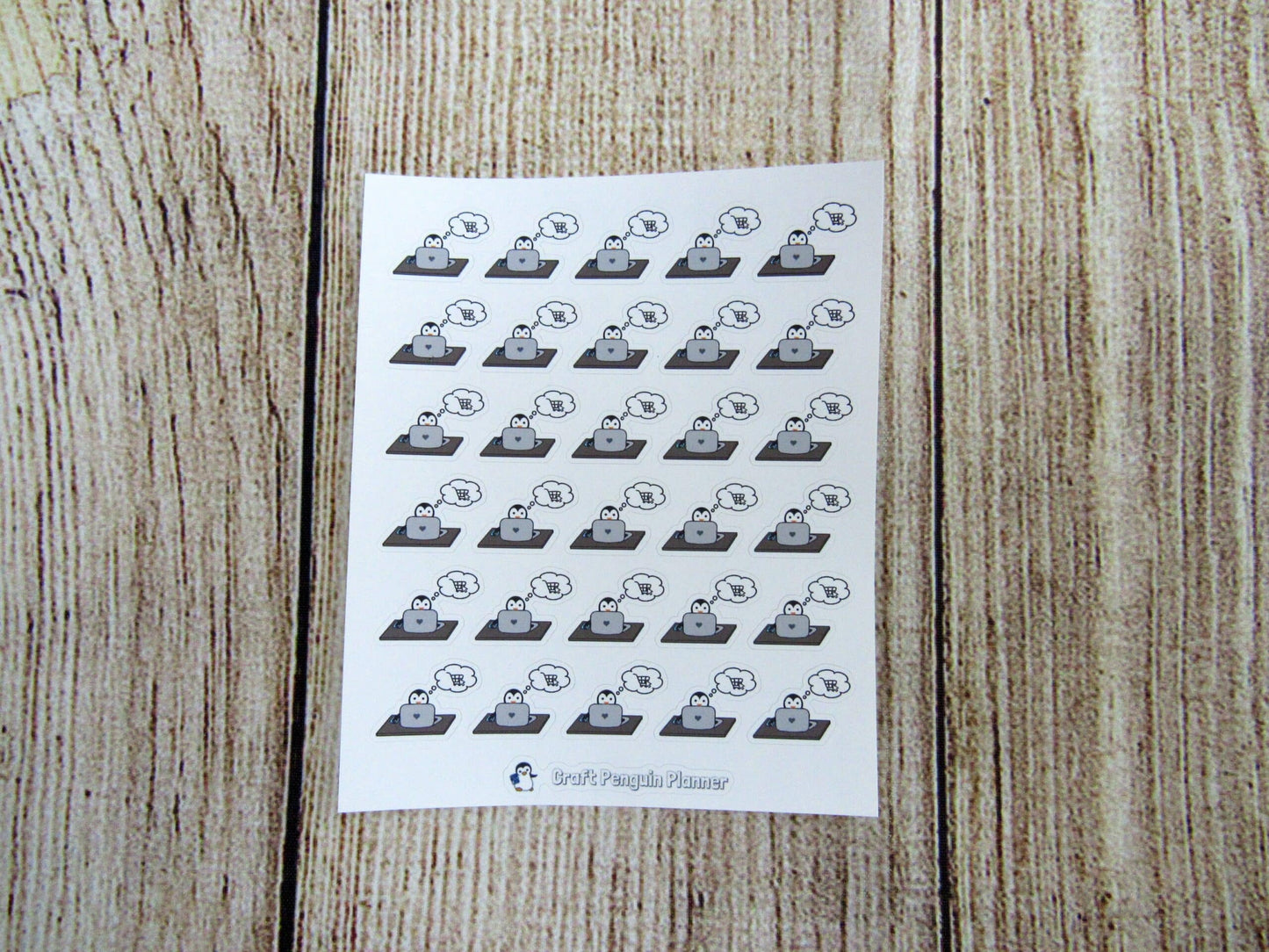 Online Shopping Waddles & Snowflake