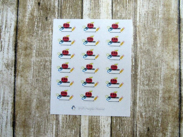 PTO Meeting/ PTA Meeting stickers – Craft Penguin Planner