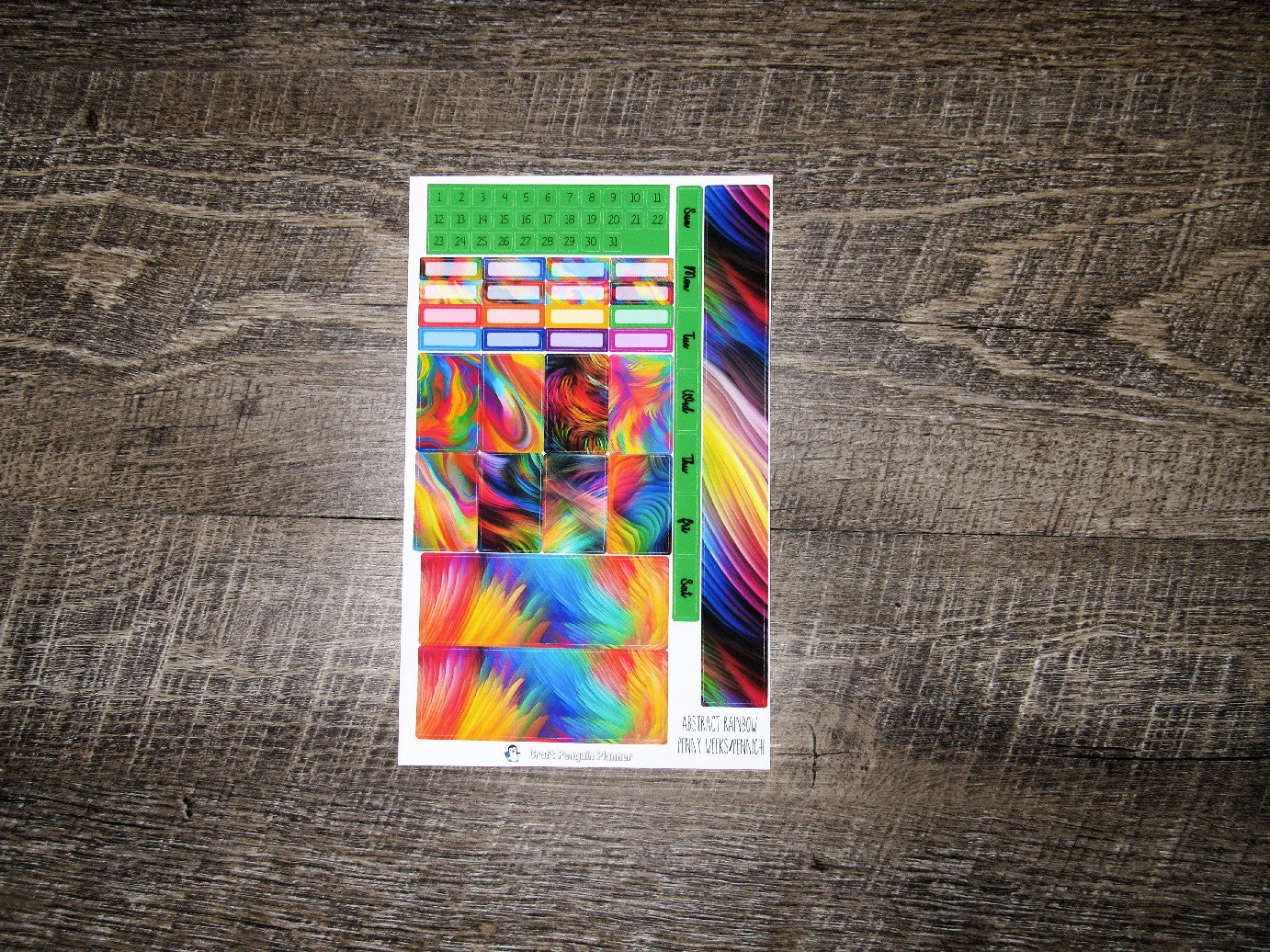 Abstract Rainbow Monthly- PENNY WEEKS/PENNICHI