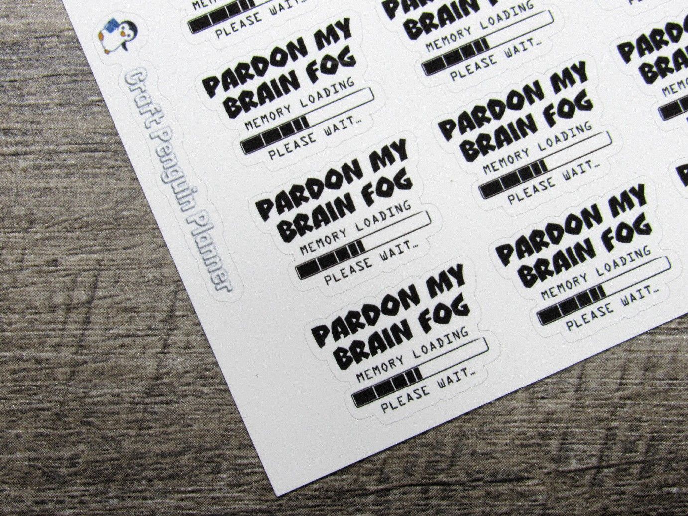 Pardon My Brain Fog Quote