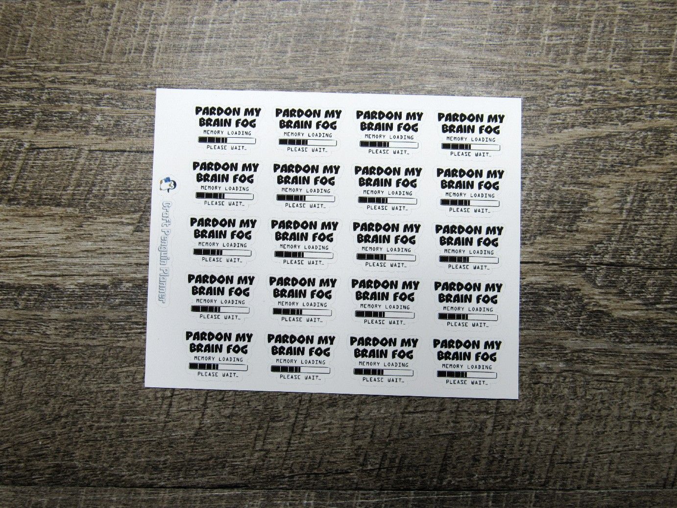 Pardon My Brain Fog Quote
