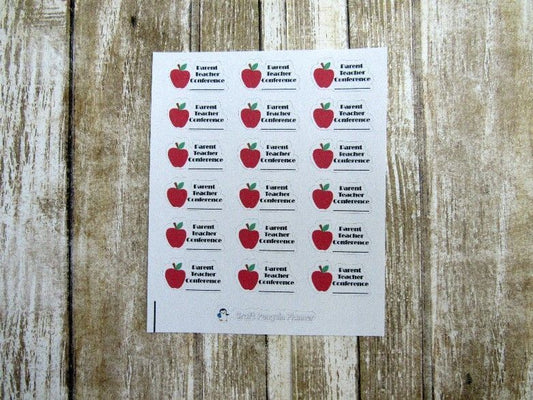 Parent Teacher conference stickers