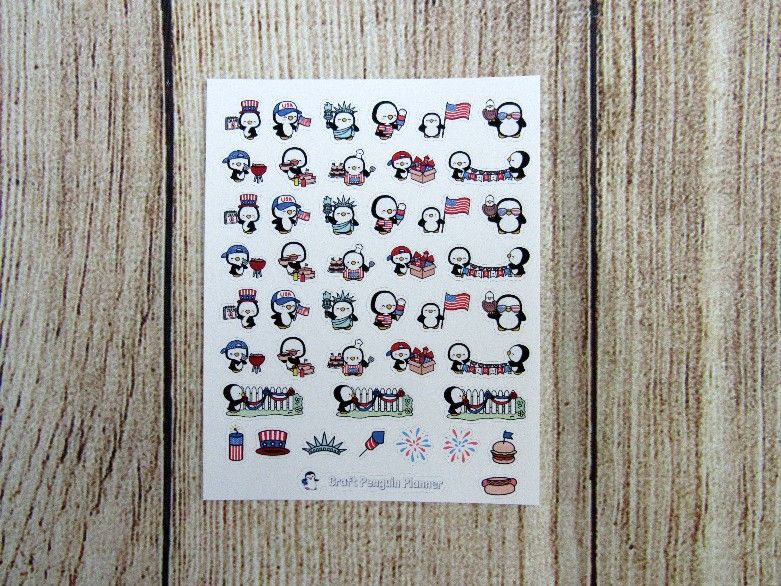 Petey Penguin Patriotic Mix