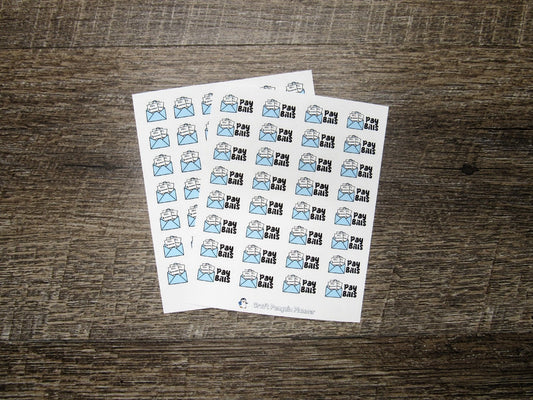 Pay Bills Stickers