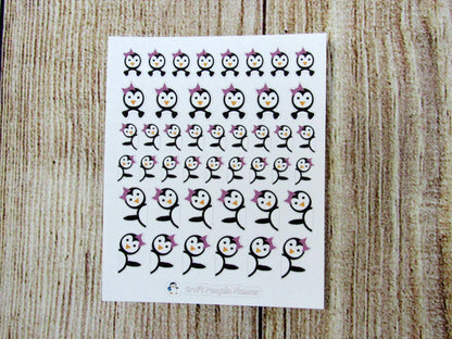 Peeking Waddles & Snowflake