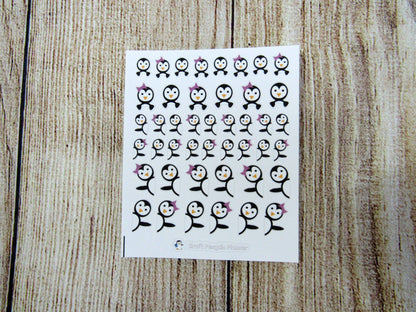 Peeking Waddles & Snowflake