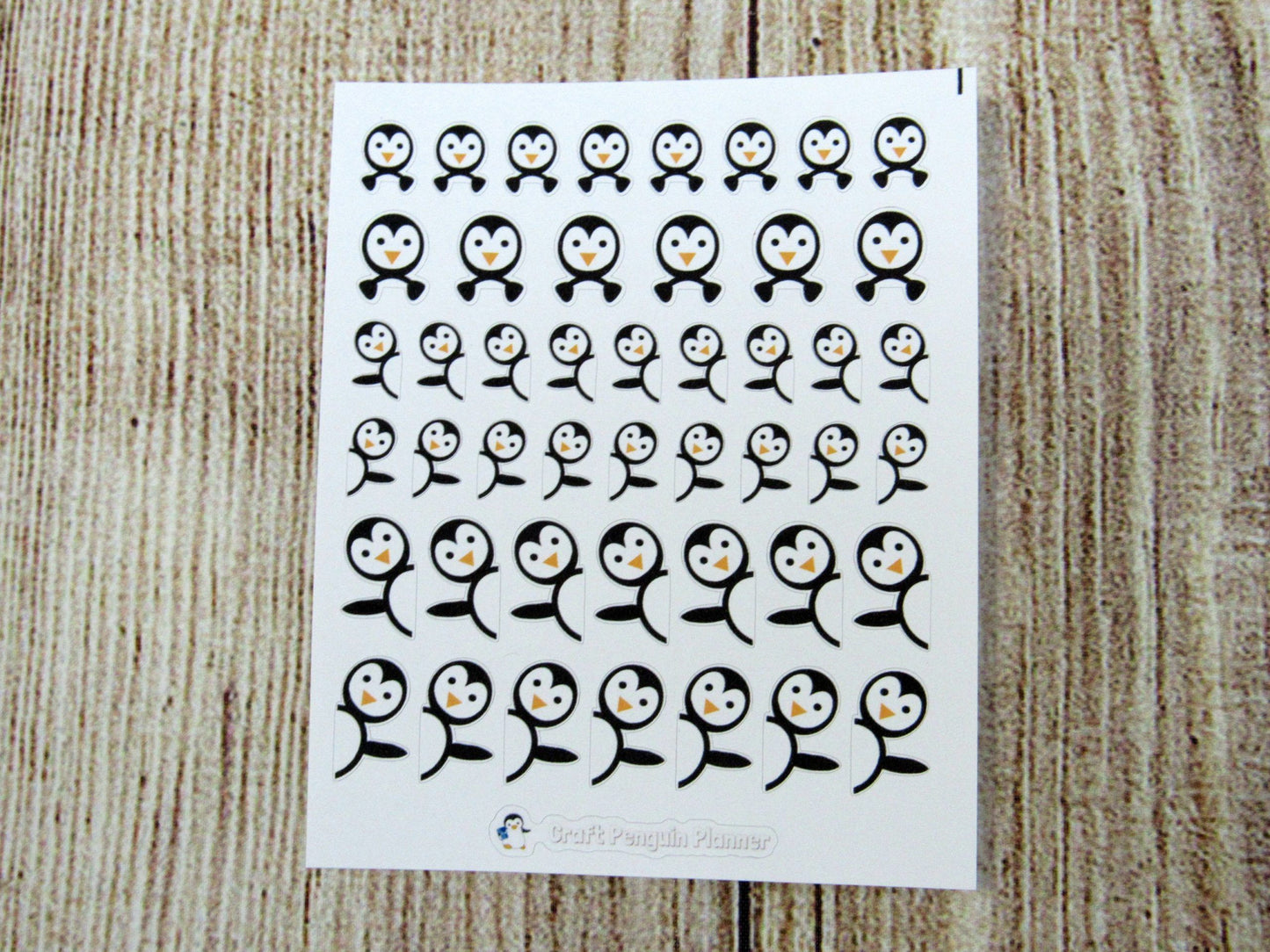 Peeking Waddles & Snowflake