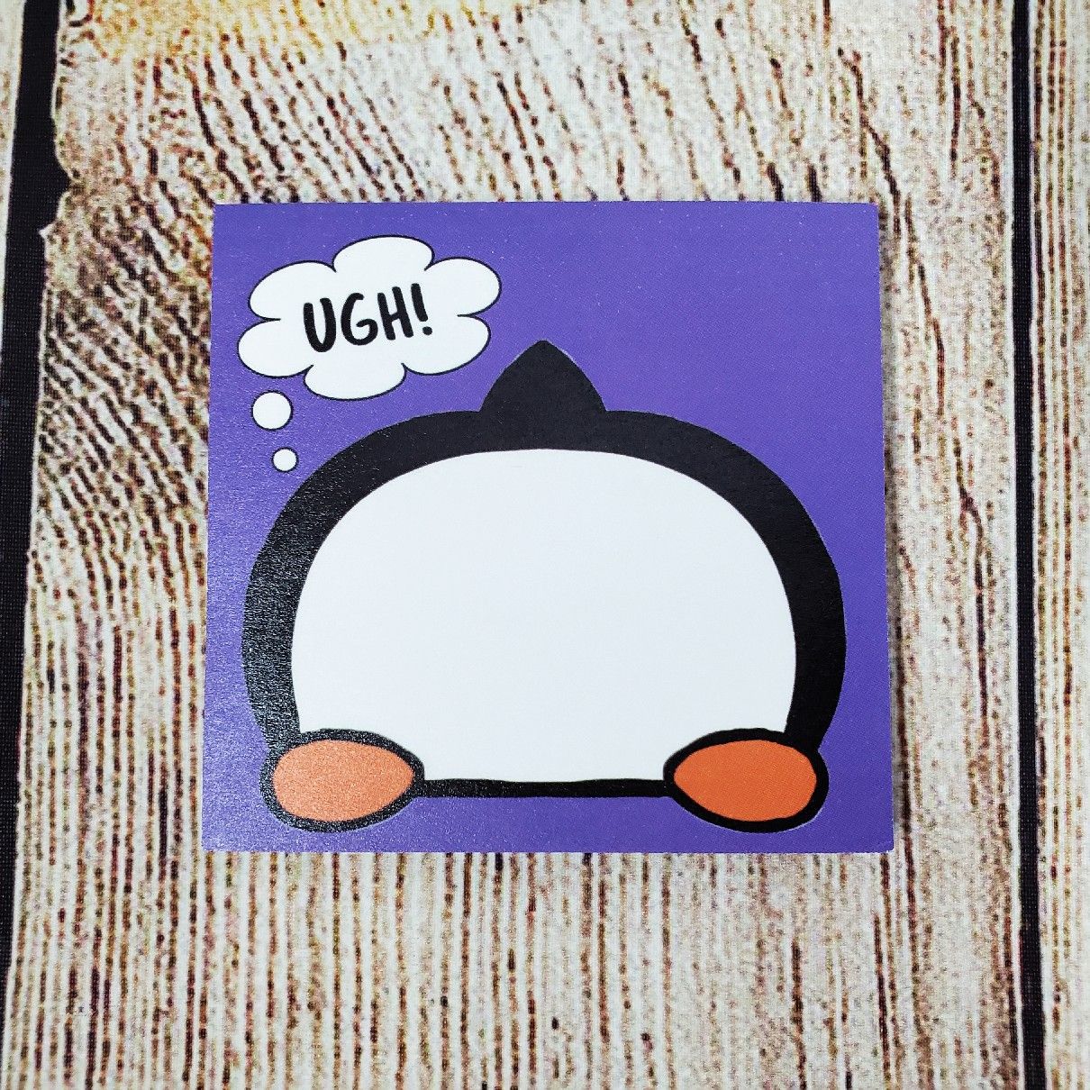 Penguin Butt Sticky Notes