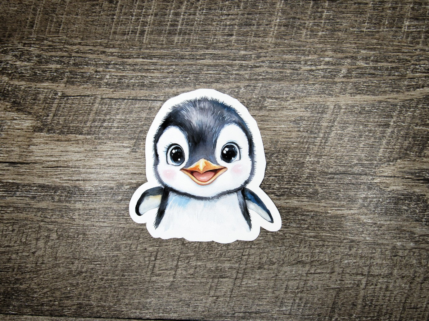 Cute Penguin Face Die Cut
