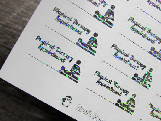 Physical Therapy Appointment Sticker