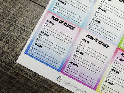 Plan of Attack Full Box sticker