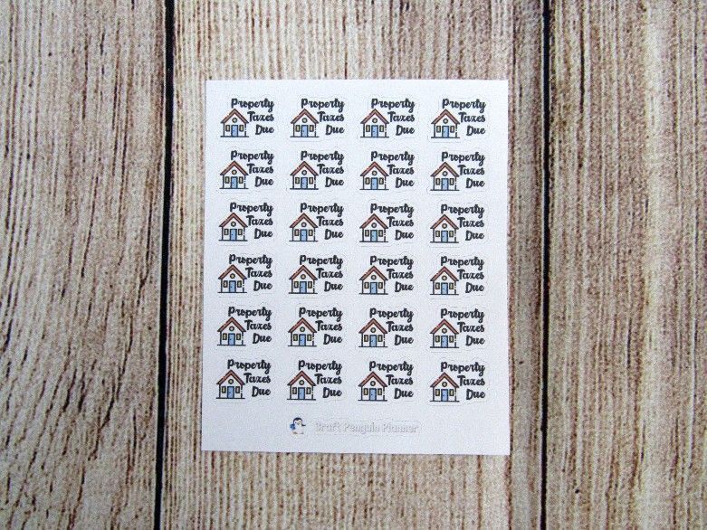 Household bills icon stickers