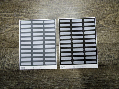 Quarter Boxes- Individual Color Sheets- QB001-QB050