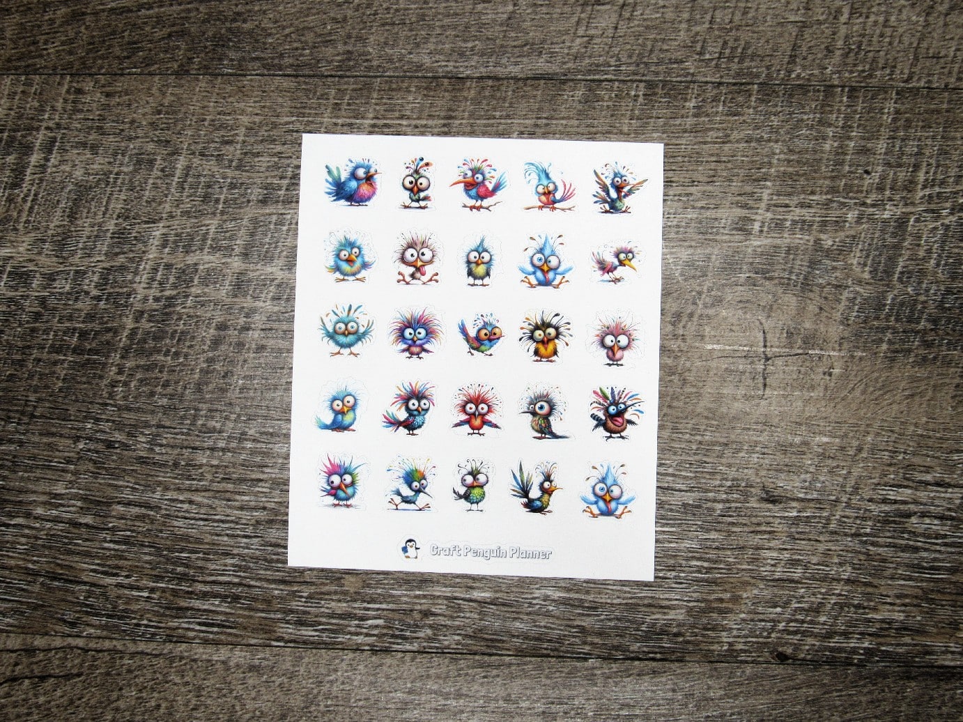 Quirky Birds Deco stickers