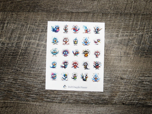 Quirky Birds Deco stickers
