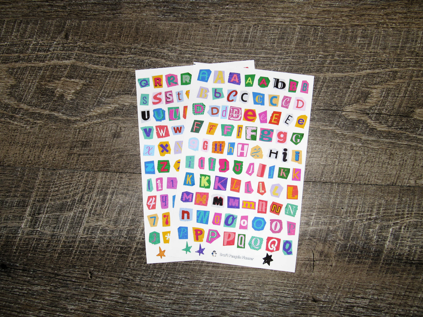 Ransom Letters & Numbers