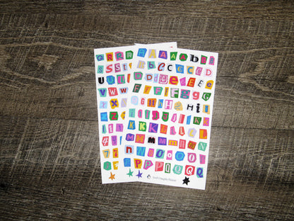 Ransom Letters & Numbers