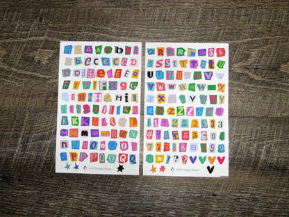 Ransom Letters & Numbers