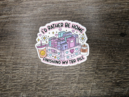 Rather Be Finishing my TBR Die Cut
