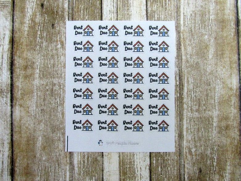 Household bills icon stickers