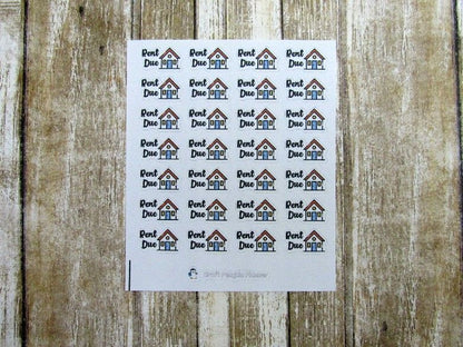Household bills icon stickers