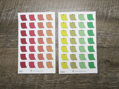 Hand Drawn Sticky Note Stickers- SN001-SN007