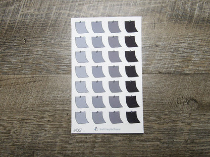 Hand Drawn Sticky Note Stickers- SN001-SN007