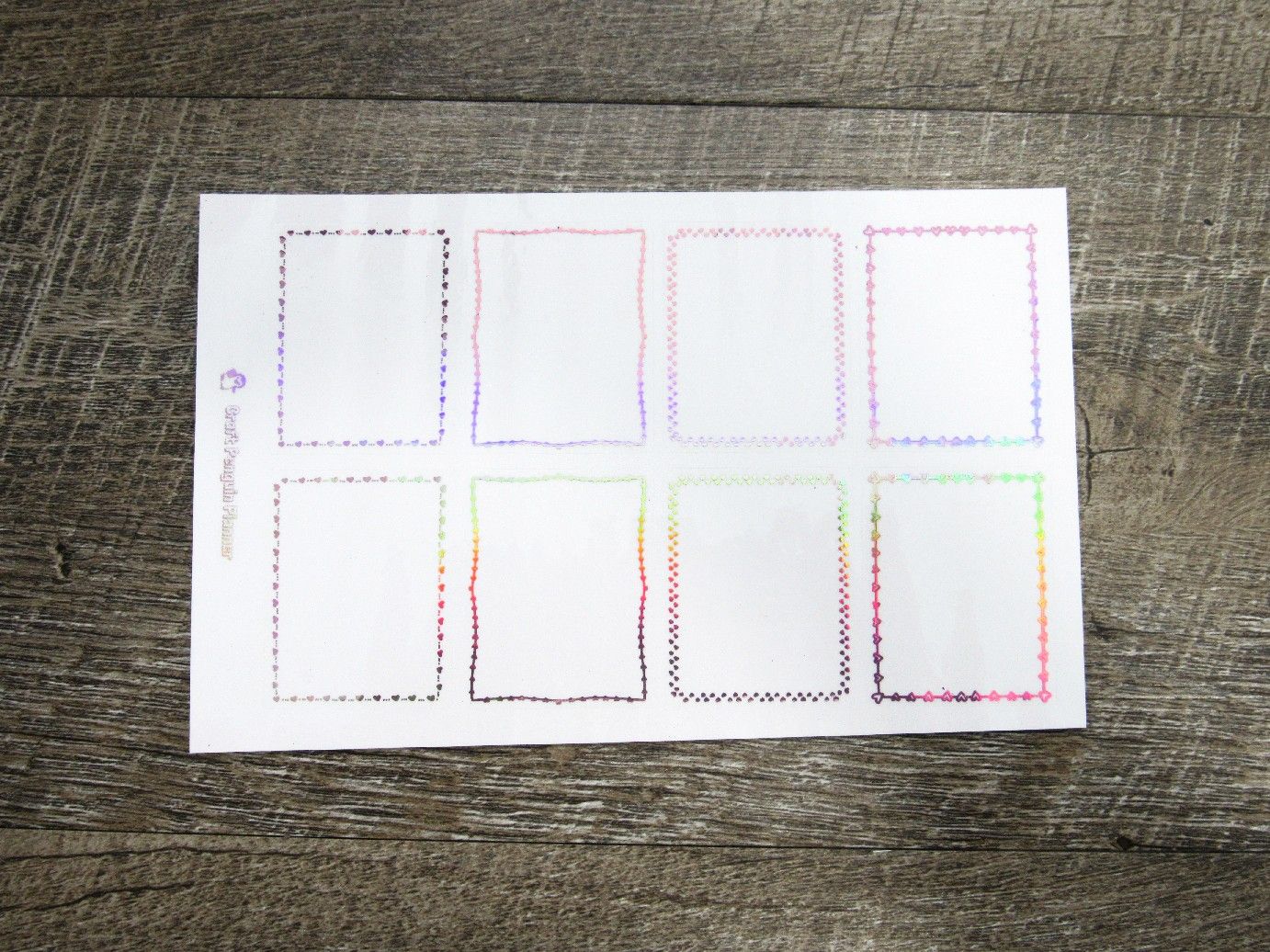 Mixed Heart Frame Overlays