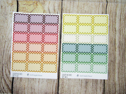 Scalloped Half Boxes