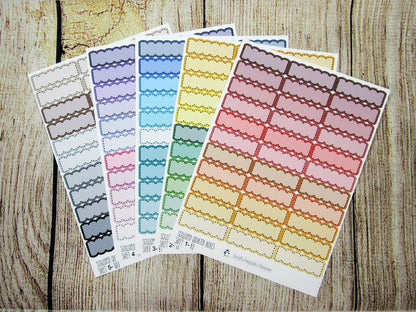 Scalloped Quarter Boxes