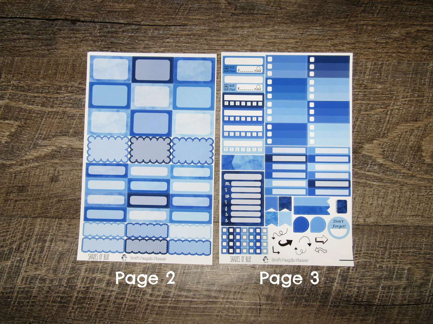 Shades of Blue Weekly, CHOOSE YOUR KIT
