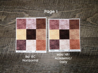 Shades of Brown Weekly, CHOOSE YOUR KIT