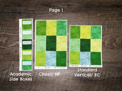 Shades of Green Weekly, CHOOSE YOUR KIT