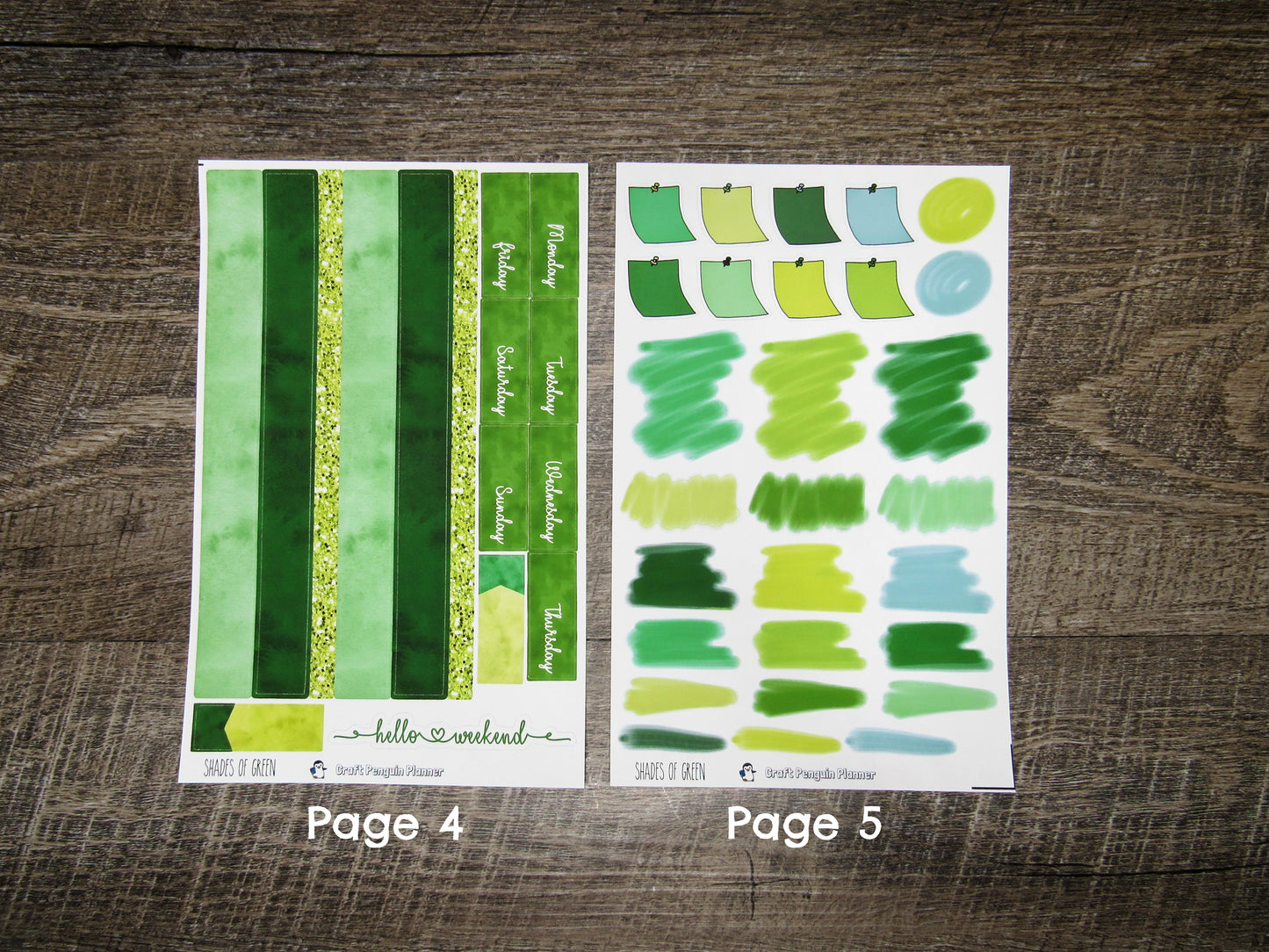 Shades of Green Weekly, CHOOSE YOUR KIT