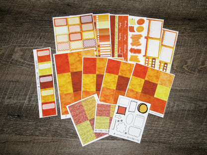 Shades of Orange/Yellow Weekly, CHOOSE YOUR KIT