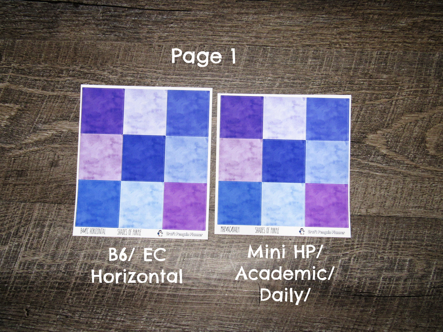 Shades of Purple Weekly, CHOOSE YOUR KIT