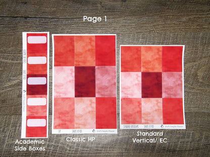 Shades of Red Weekly, CHOOSE YOUR KIT
