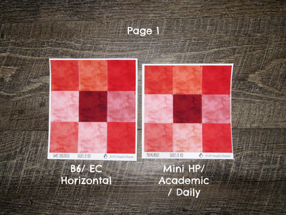 Shades of Red Weekly, CHOOSE YOUR KIT