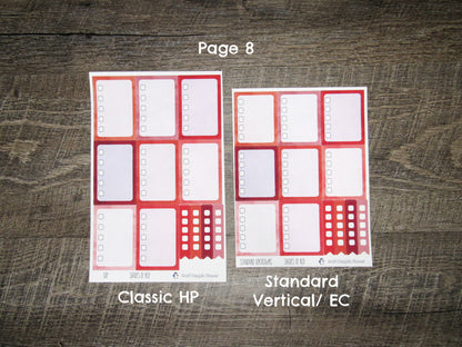 Shades of Red Weekly, CHOOSE YOUR KIT