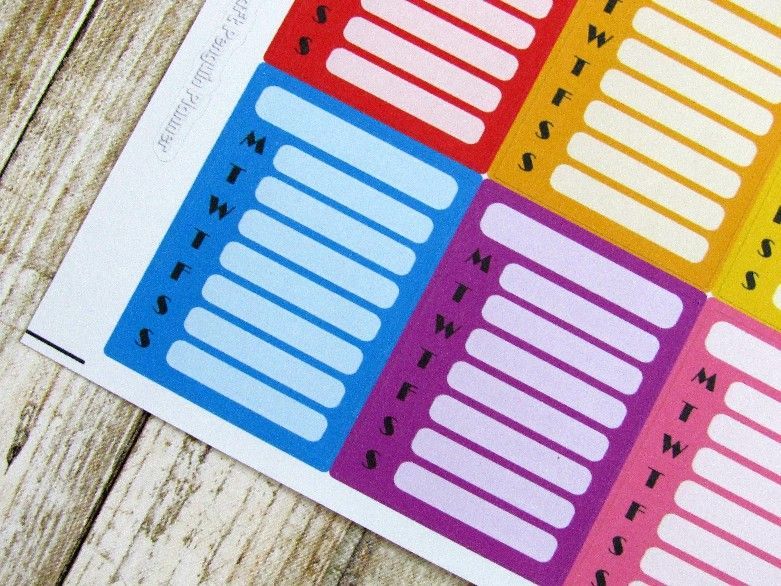 Sidebar Weekly Tracker