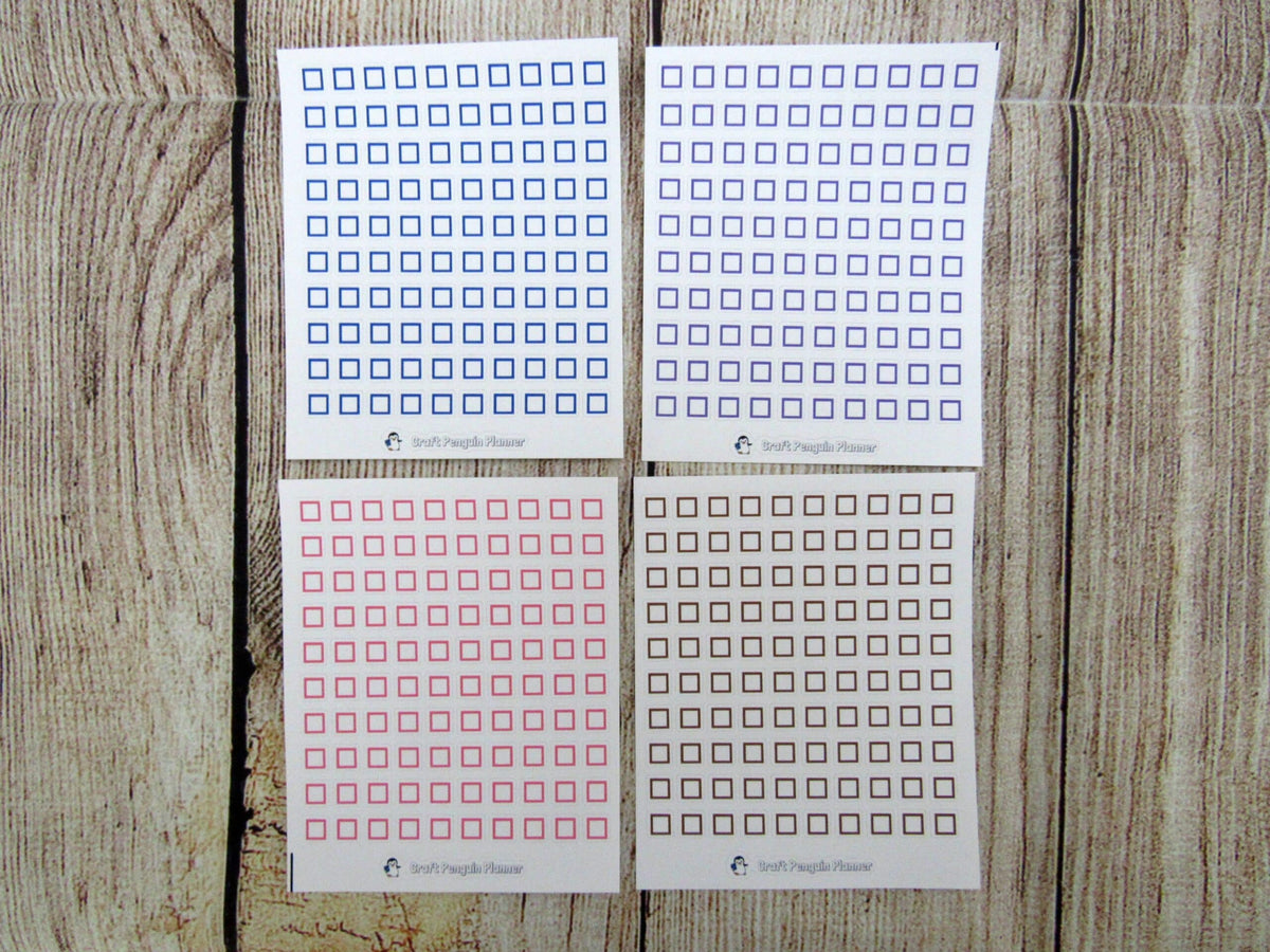 Single Checklist Single Checklist Box – Craft Penguin Planner